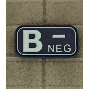 Bloedgroep patch B- Photoluminescent - JTG
