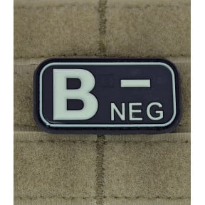 Bloedgroep patch B- Photoluminescent - JTG