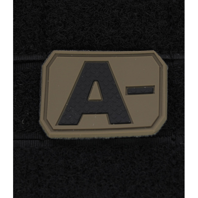 Patch 3D de groupe sanguin A- Coyote - Miltec