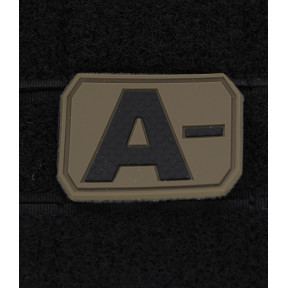 Patch 3D de groupe sanguin A- Coyote - Miltec