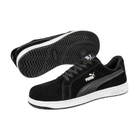 Sicherheitsschuhe Iconic niedrig schwarz S1PL HRO SR - Puma