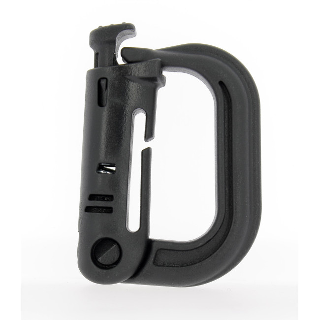Mousqueton D-ring avec fixation pour passant M.O.L.L.E. noir - A10 Equipment