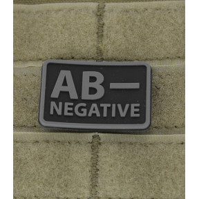 Bloedgroep patch AB- Zwart - Helikon