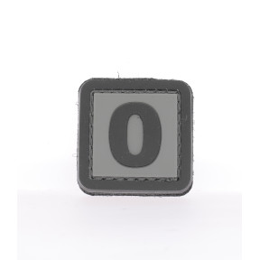 3D PVC-Patch Buchstabe O - 101 Inc