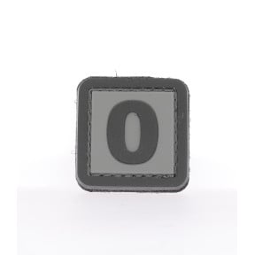 Patch 3D en PVC lettre O - 101 Inc