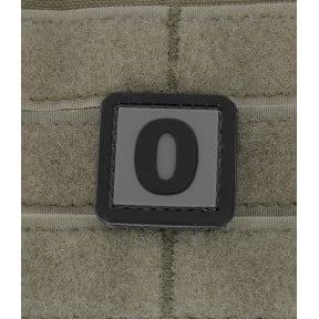 Patch 3D en PVC lettre O - 101 Inc