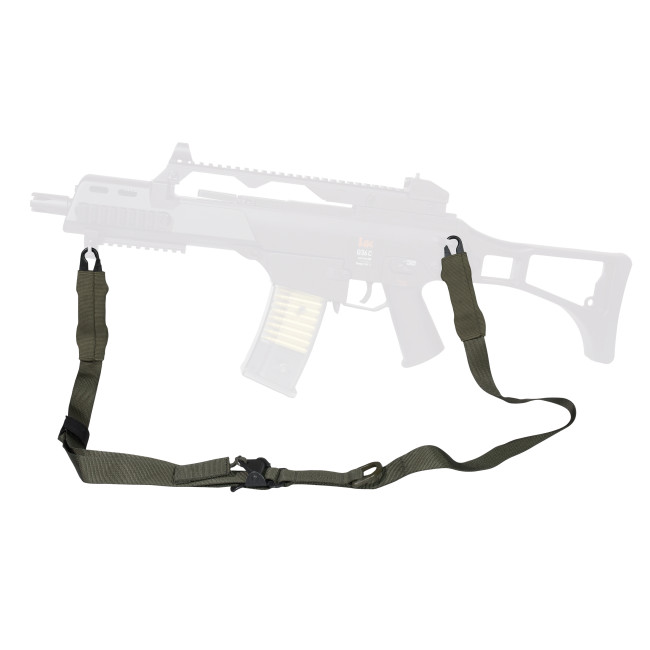 Sangle de fusil non-rembourrée GS113 stonegrey - Lindnerhof
