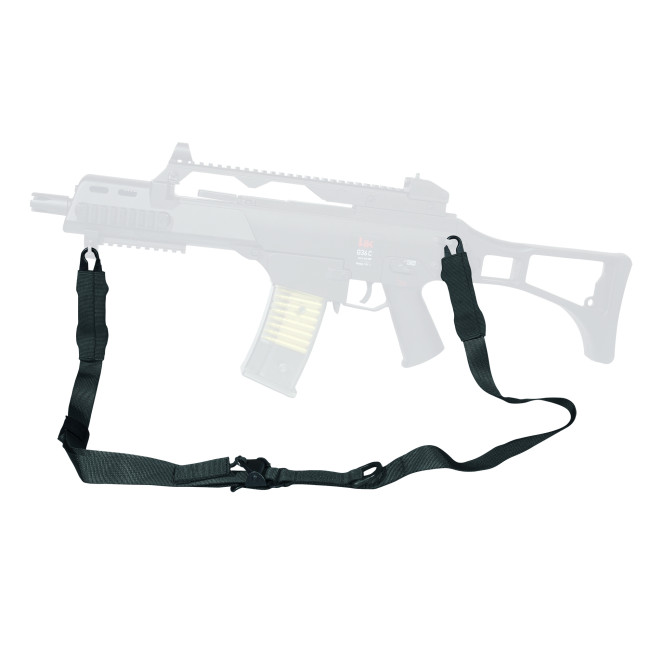 Sangle de fusil non-rembourrée GS113 -Noir - Lindnerhof