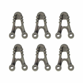 Jeu de 5 tirettes grip Alpha LT1904 stonegrey - Lindnerhof