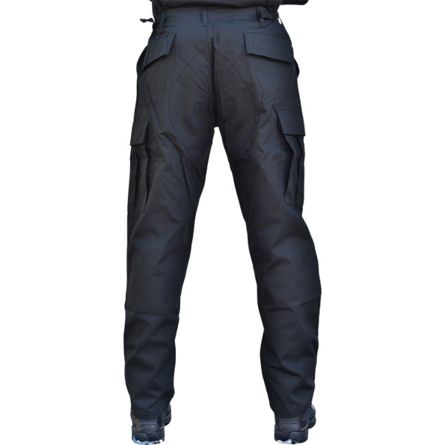Spodnie BDU czarne Ripstop - Miltec