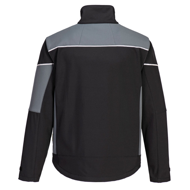 KURTKA SOFTSHELL PW3 (3L) Czarna/ Zoom Szara - Portwest