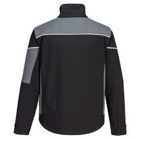 KURTKA SOFTSHELL PW3 (3L) Czarna/ Zoom Szara - Portwest
