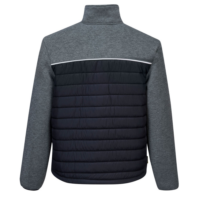 Veste baffle hybride DX4 Gris Métal - Portwest