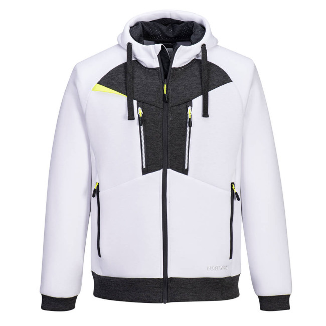 Sweat à capuche zippé DX4Blanc - Portwest