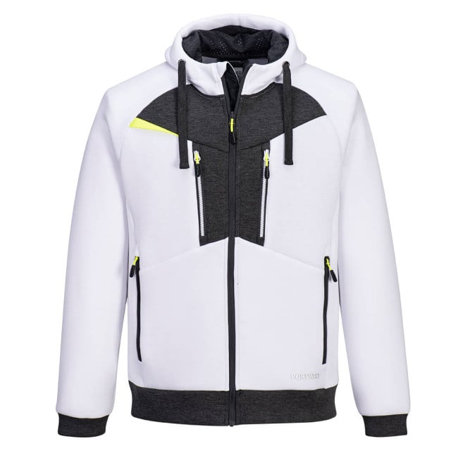 Sweat à capuche zippé DX4Blanc - Portwest