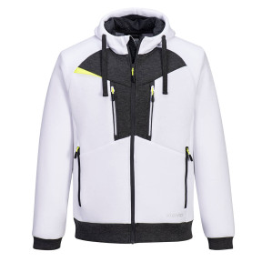 Sweat à capuche zippé DX4Blanc - Portwest