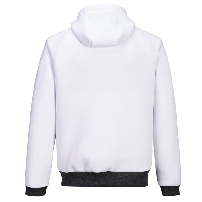 Sweat à capuche zippé DX4Blanc - Portwest