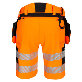 Szorty kaburowe Hi-Vis DX4 Pomarańczowe/Czarne - Portwest
