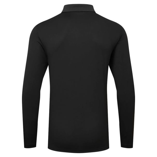 Polo HV Manches Longues Noir - Portwest