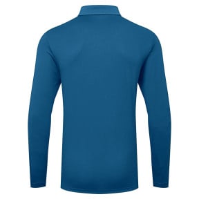 Polo HV Manches Longues Bleu Metro - Portwest