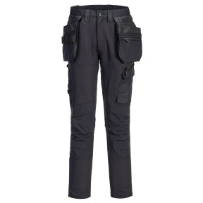 Poches holster détachables du pantalon artisan DX4 Noir - Portwest