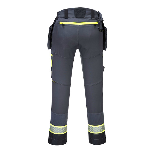 DX4 Broek met afneembare drijvende zakken Metaalgrijs - Portwest