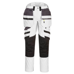 Pantalon DX4 poches flottantes démontables Blanc/Gris - Portwest