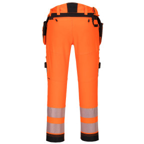 DX4 Warnschutzhose mit abnehmbaren Holstertaschen Orange/Schwarz - Portwest