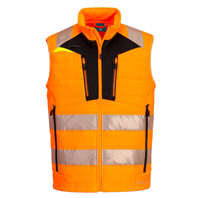 Kamizelka Softshell o wysokiej widoczności DX4 Pomarańczowa/Czarna - Portwest