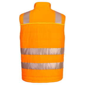 Gilet Softshell haute visibilité DX4Orange/Noir - Portwest
