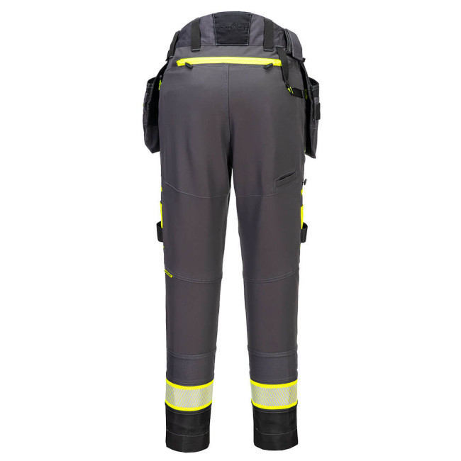 DX4 Damen-Arbeitshose mit abnehmbaren Holstertaschen Metallgrau - Portwest