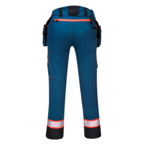 DX4 Broek met afneembare holsterzak voor dames Blauw Metro - Portwest