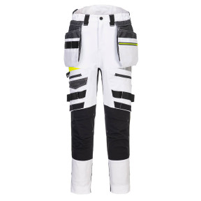 DX4 Pantalon à poche de holster détachable pour femmes Blanc - Portwest