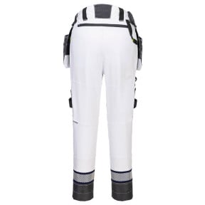 DX4 Pantalon à poche de holster détachable pour femmes Blanc - Portwest