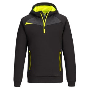DX4 - Sweat à capuche avec fermeture éclair Noir - Portwest