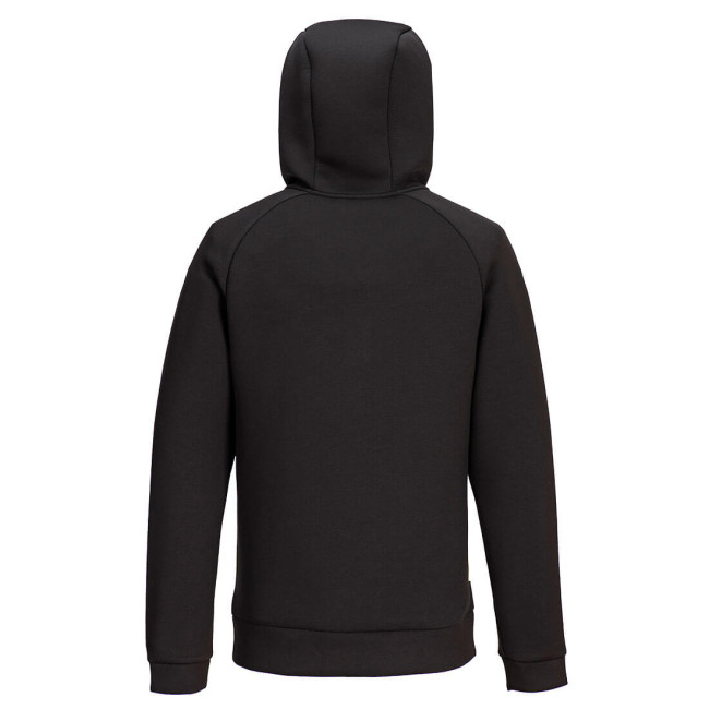 DX4 - Sweat à capuche avec fermeture éclair Noir - Portwest