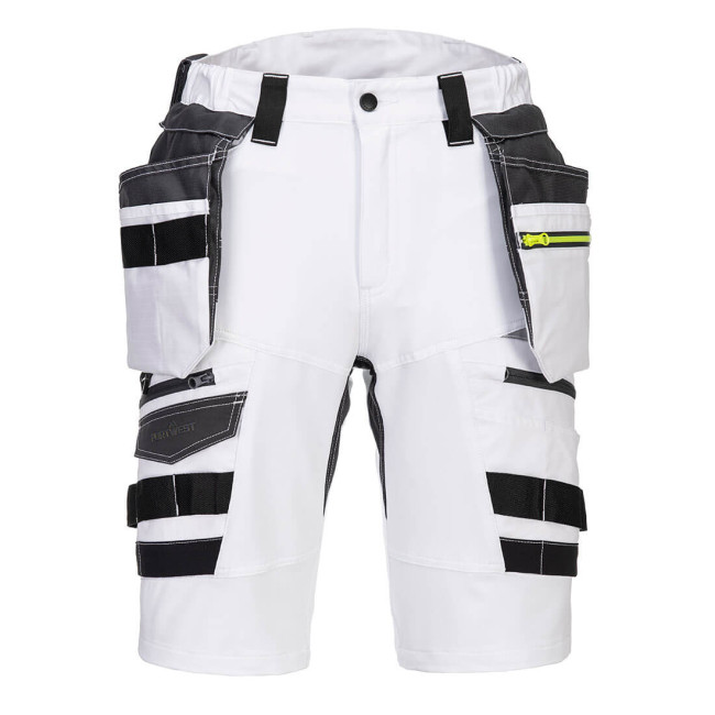 Bermuda Holster Amovibles DX4 Blanc - Portwest