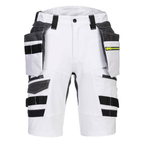 Bermuda met Afneembare Holster DX4 Wit - Portwest