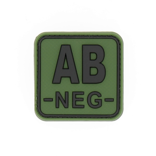 Vierkante patch bloedgroep AB- Groen OD - JTG