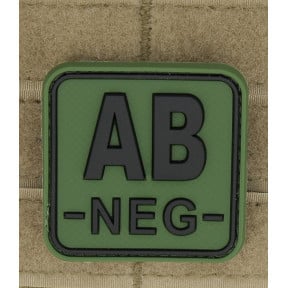 Vierkante patch bloedgroep AB- Groen OD - JTG