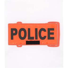 Brassard fluo orange Police - Patrol