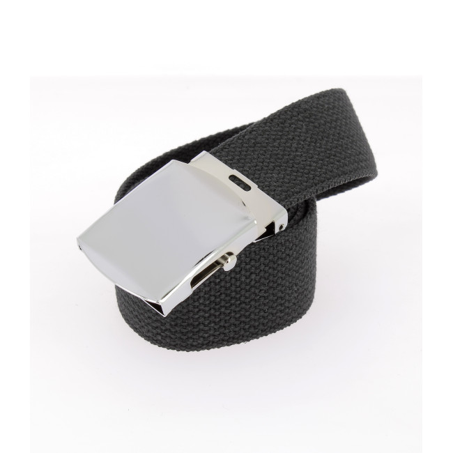Schwarzer Textilgürtel 38mm - Miltec