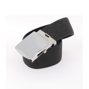 Ceinture toile noire 38mm - Miltec
