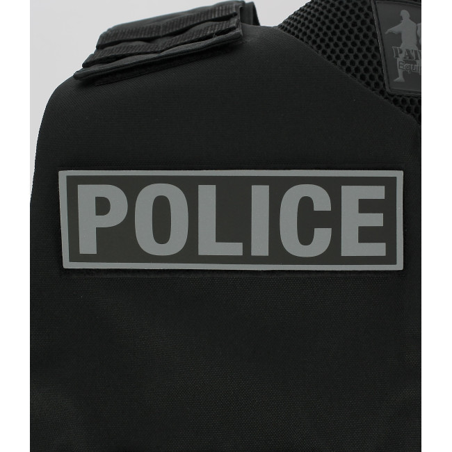 Bandeau Police inversé 15,5 x 4,5 cm - Patrol Equipement