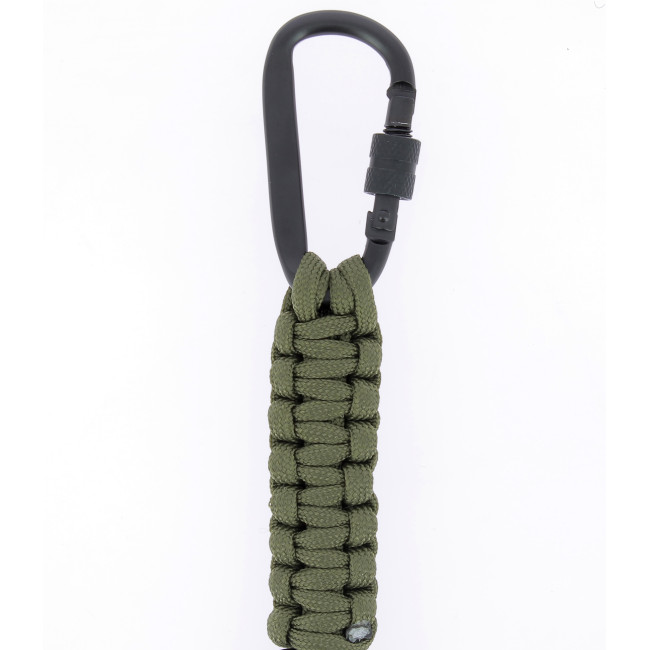 Paracord-Schlüsselanhänger olivgrün mit Flaschenöffner - A10 Equipment