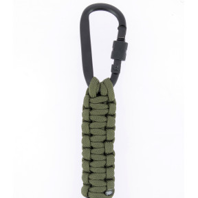 Sleutelhanger van paracord groen od met flesopener - A10 Equipment