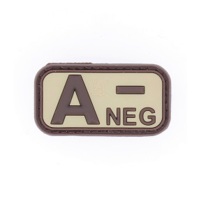 Patch groupe sanguin A- Coyote - JTG