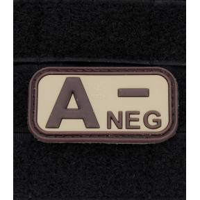 Patch groupe sanguin A- Coyote - JTG