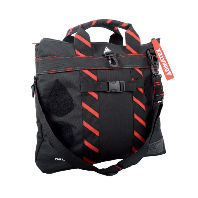 Sac pour casque FURTIF nouvelle génération Noir/Rouge - Dimatex