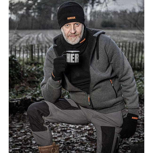 Sweat à capuche Otis gris foncé - Herock